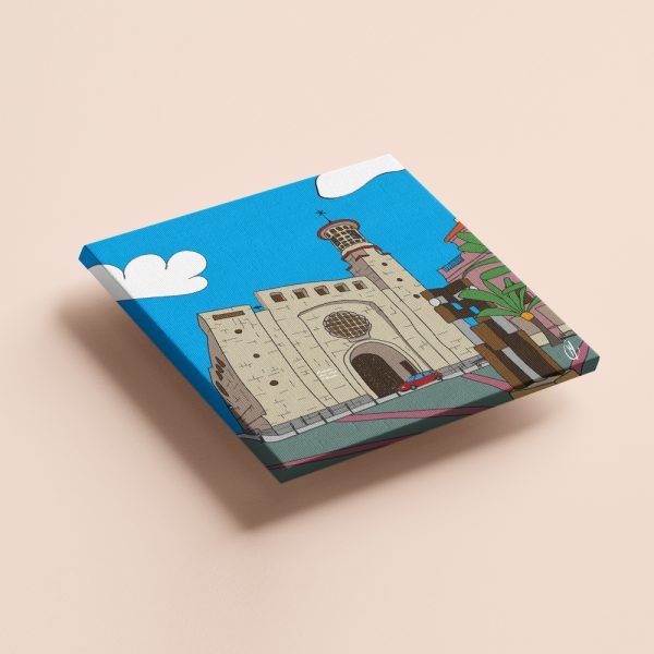 Iglesia San Juan | Lienzo impreso | Cuadrado