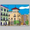 Plaza Baix | Lienzo impreso | Tamaño 4:3