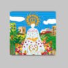 La Virgen | Lienzo impreso | Cuadrado