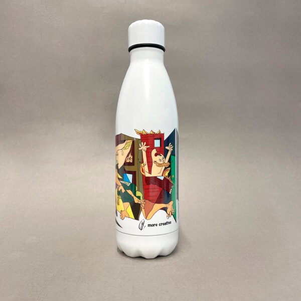 Botella Metal Guernica | Botella Metal Blanca | Accesorios
