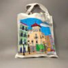 Bolsa Tela Plaza Baix de Elx | Tote Bag blanca | Accesorios