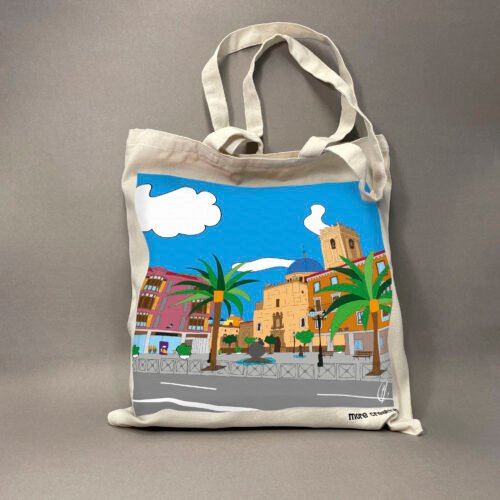 Bolsa Tela Basílica Santa María Elche | Tote Bag blanca | Accesorios