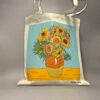 Bolsa Tela Girasoles | Tote Bag blanca | Accesorios