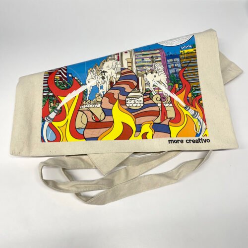 Bolsa Tela Hogueras | Tote Bag blanca | Accesorios