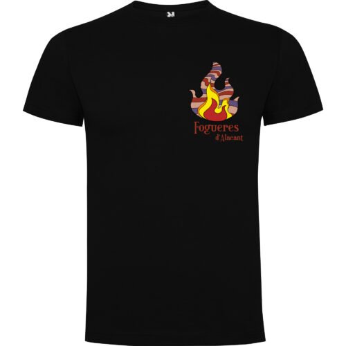 Camiseta Noche Llama | Camiseta manga corta negra | Accesorios