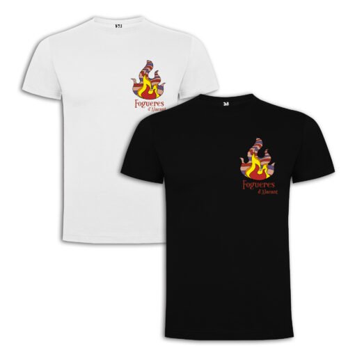 Pack Camisetas Noche y Día Llama | Camiseta manga corta blanca y negra | Accesorios