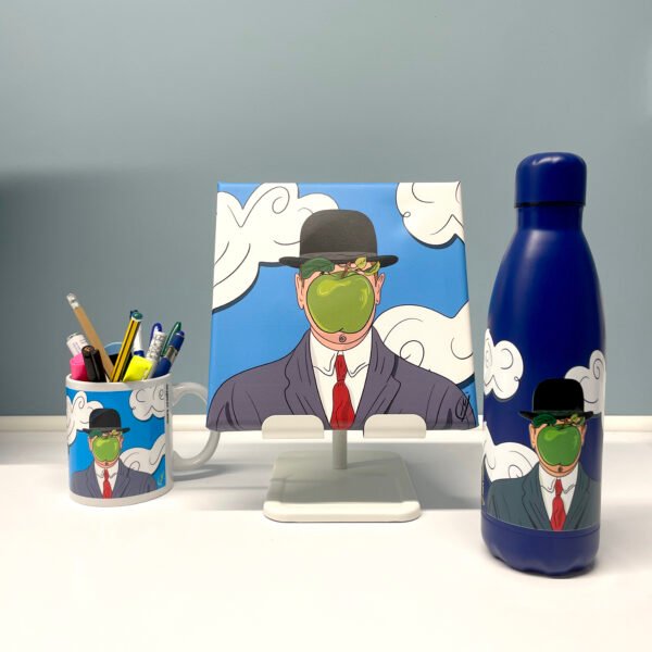 Conjunto Accesorios Hombre Bombín Manzana Magritte | Accesorios