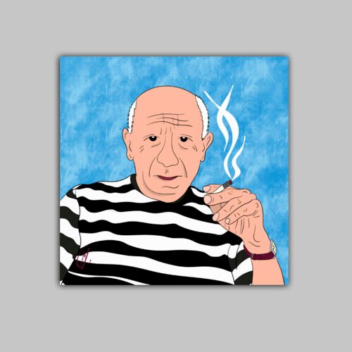 Retrato Picasso | Lienzo impreso | Cuadrado Retrato Picasso | Lienzo impreso | Cuadrado